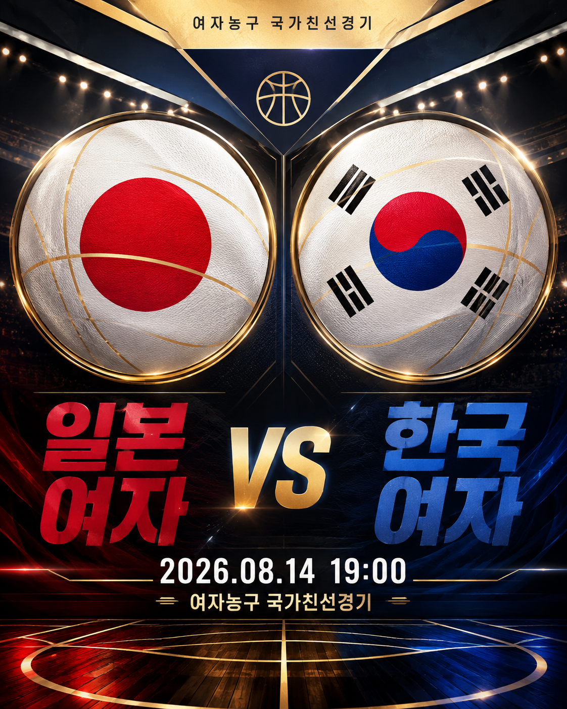 일본 여자 vs 한국 여자 농구 경기분석 | 예상 라인업·리바운드 매치업 (2026년 8월 14일)